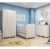 Quarto De Bebê Completo Com Guarda Roupa 3 Portas Cômoda E Berço