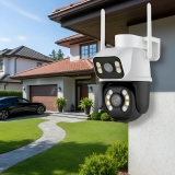Câmera De Segurança A28b Wi-fi Smart Camera Dupla 3mp Icsee Branco