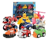 Kit 9 Carros E Personagens Patrulha Canina Coleção Fricção