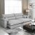 Sofá Retrátil Reclinável 2,50m Nivus Cinza Molas Ensacadas – King House