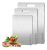 Tábua Corte Legumes Carne 3 Peças Cortar Dupla Face Aço Inox Prateado