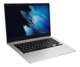 Notebook Samsung Galaxy Book Go prata 14″, Qualcomm Snapdragon 7c Gen 2 4GB de RAM 128GB SSD, Qualcomm Adreno 618 1920x1080px Windows 10 Home