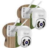 Kit 2câmera Ip Icsee Prova D’água Infravermelho Externa Wifi – HW