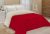 Edredom Sherpa Coberdrom E Cobertor Casal Queen Grosso Cores Cor Vermelho Desenho do tecido Lisa