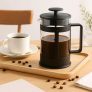 Cafeteira Prensa Francesa Gormet 350ml Café/Chá Cremeira de vidro Luxo e qualidade
