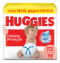 Huggies Fralda Descartável Máxima Proteção M – 172 Un