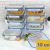 Kit 10 Pote De Vidro Marmita Hermético 640ml Freezer Fitness Rishon