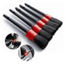Kit 5 Pincel Lavagem Detalhada Limpeza Carro Moto Automotivo