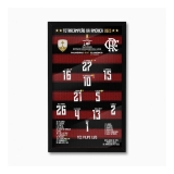 Quadro Flamengo Campeão Da Libertadores 2025 Com Vidro