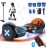 Hoverboard Elétrico Skate Kit Acessórios Com Bluetooth E Led Gelo E Fogo