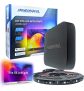 Kit Smart Tv Fita De Led Ambient Light Wifi Alexa E Google Rgb Ambilight Tv 55 À 65 Pol 127/220v 12v