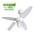 Ventisol Ventilador de teto wind br 3p inj branco c/r inverter bivolt