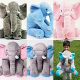 Almofada de Pelúcia de Elefante, 60 cm para Bebês