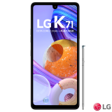 Smartphone LG K71 Titan, com Tela de 6,8″, 4G, 128GB e Câmera Tripla de 48MP + 5MP + 5MP – LMQ730BAW