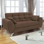 Sofá 2 Lugares Larissa Suede Marrom