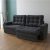 Sofá 3 Lugares Retrátil Lubeck Plush Suede Grafite