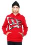 Moletom Flanelado Fechado New Era Maxi Logo Vermelho