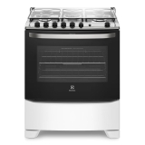 Fogão 5 Bocas Electrolux Branco Automático com Tripla Chama e Timer (76UBQ) – Bivolt