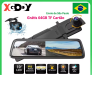 Retrovisor Câmera de Segurança e Ré 1080p DVR V21 XGody GPS Wi-Fi Gravador Visão Noturna Tela 10″