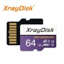 Cartão de Memória XrayDisk 64GB Micro SD com Adaptador SD A1 U3 Classe 10 V30
