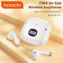 Fone de Ouvido Toocki 06C Bluetooth 5.3 com Display Bateria 35 Horas Resistencia a Água