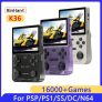 Video Game Portátil KINHANK Emulador PS1, PSP, DC, N64, SS, Tela IPS 3.5″ 16000 Jogos