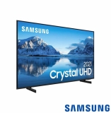 Samsung Smart TV Crystal UHD 4K 65”, Slim, Tela sem Limites, Visual Livre de Cabos, Alexa e Wi-Fi – 65AU8000