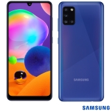 Samsung Galaxy A31 Azul, Tela de 6,4”, 4G, 128GB e Câmera de 48MP + 8MP + 5MP + 5MP – SM-A315GZBKZTO