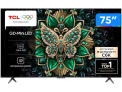 Smart TV 75 “TCL 4K UHD MiniLED 75C6K 120Hz Google TV AiPQ Google Assistant 4 HDMI 2 USB