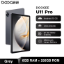 Tablet DOOGEE U11 PRO 6GB RAM + 24GB RAM Virtual + 256GB ROM Tela 11″ 90Hz Bateria 8580mAh Unisoc T7200 Widevine L1 Android 15 Global