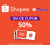 Cupom 50% de cashback em Moedas Shopee