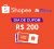 Cupons Black Friday de até R$ 200 na Shopee