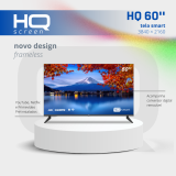 Smart TV HQ 60 Polegadas 4K, UHD, HDR, Tela Sem Bordas, Android 11, Sistema Ultrasound, Design Slim, Processador, Quad Core, Espelhamento De Tela – HQSTV60NK