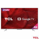 Smart TV TCL LED Ultra HD 4K 55″ Google TV com Google Assistant, Borda Ultrafina e Wi-Fi – 55P725