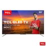 Smart TV TCL QLED Ultra HD 4K 55” Android TV com com Google Assistant, Design sem Bordas e Wi-Fi – QL55C715