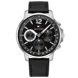 Relógio Tommy Hilfiger Masculino Couro Preto – 1791544