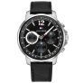 Relógio Tommy Hilfiger Masculino Couro Preto – 1791544