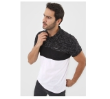 Camisa Polo Yachtsman Reta Recortes Preta