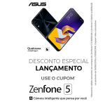 Cupom com 10% de desconto nos Zenfone 5 64GB ou Zenfone 5 Selfie