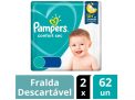 Kit Fralda Pampers Confort Sec Tamanho XG 11 a 15kg – 124 Unidades