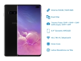 Smartphone Samsung Galaxy S10+ 512GB Ceramic Black – 4G 8GB RAM 6,4” Câm. Tripla + Câm. Selfie Dupla
