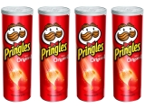 Kit Batata Pringles Original 4 Unidades 114g Cada