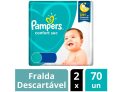 Kit Fralda Pampers Confort Sec Tamanho G 9 a 12,5kg – 140 Unidades