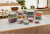 Kit com 12 unidades Pote Hermetico cinza, Electrolux