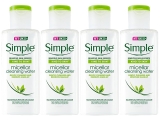 Kit 4 Unidades Água Micelar Simple – Sensitive Skin Experts 200ml Cada