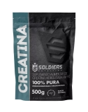Creatina Monohidratada 500g Soldiers Nutrition Sabor Natural