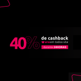 Todo o site da Multilaser com 40% de cashback pagando com AME + 25% com cupom