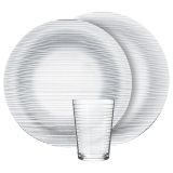 Aparelho de Jantar Duralex Diamante – 12 Peças