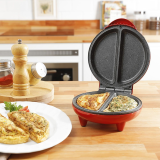 Omeleteira com Revestimento Marmorizado Vermelha – Fun Kitchen