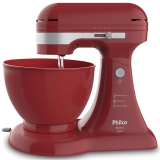 Batedeira Philco PBT510V com 4 Velocidades + Turbo – Vermelha